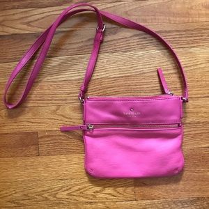 Small pink Kate Spade Cedar Street crossbody bag